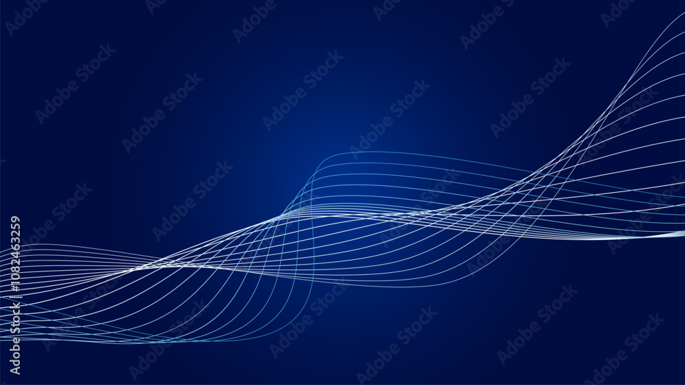 Poster abstract vector wave element for design. smooth motion dynamics. vector illustration eps 10.