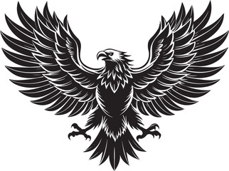 Fototapeta premium gyrfalcon vector illustration printable design