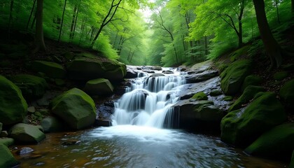 Obraz premium A group of people running through a colorful cloud of pink and yellow powder on a sunny day