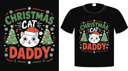 Merry Christmas holiday typography T-Shirt Design, Sticker, Bag, Mug Design for print ready