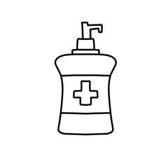 antiseptic bottle icon