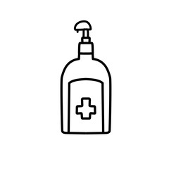 antiseptic bottle icon