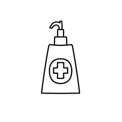 antiseptic bottle icon