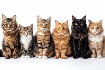 Cat breed diversity in one image