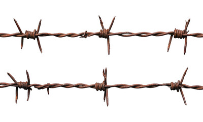barbed wire fence