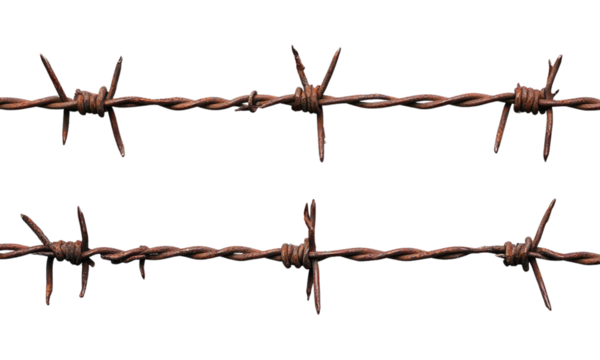 barbed wire fence