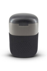 Portable speaker isolated on white background
