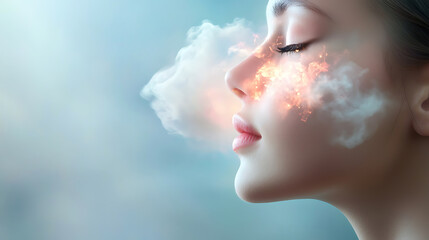 Explore the depths of mental health through futuristic imagery