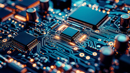 Close-up of ambient computing systems in smart devices that adjust settings based on user feedback