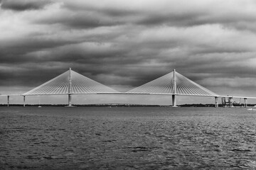 bridge over the river, Charleston. 