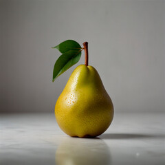 pear on the table