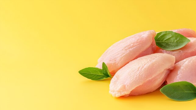 Fresh chicken meat a chicken whole wing
