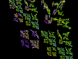 Imaginatory fractal abstract background Image