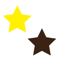 Obraz premium Star Icon set. rating icon vector. favourite star icon