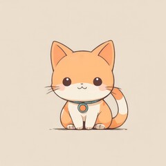 Obraz premium cartoon cat 1