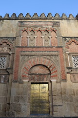 Intricate design on an ancient doorway