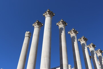 roman columns of the pantheon city
