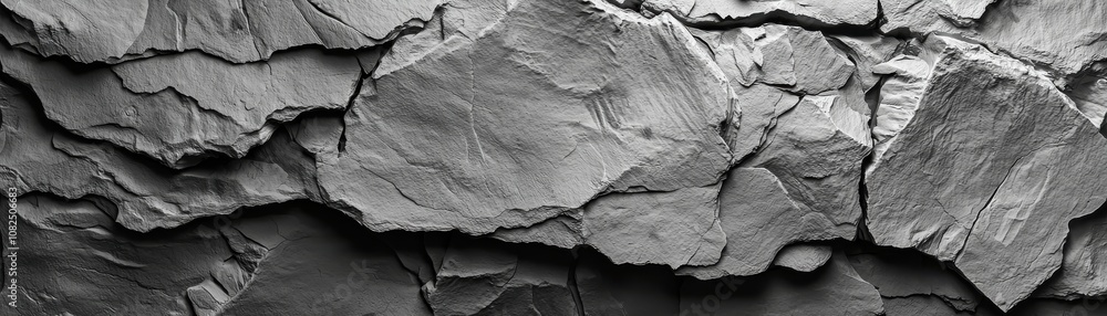 Poster dynamic image to video transformation dark slate stone with natural cracks industrial setting textur