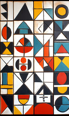 Fototapeta premium Tile pattern or wallpaper For interior work or home interior decoration work