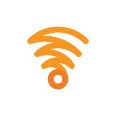 Wireless Logo Template Icon