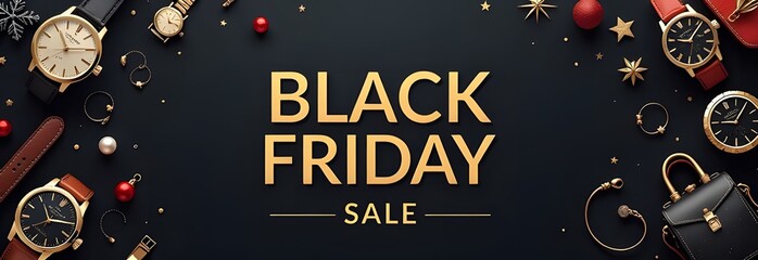 A decorative box that contains a beautifully adorned Christmas tree inside proclaims exciting Black Friday deals for the shopping season