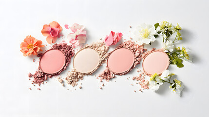 Elegant High-Fashion Beauty Portraits with Radiant Skin, Glamorous Makeup, and Luxurious Skincare Glow.