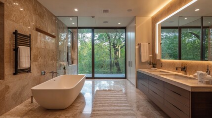 Fototapeta premium modern bathroom design concept