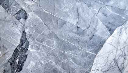 Gray marble with white and charcoal veins, A neutral and sophisticated texture, perfect for minimalist spaces.