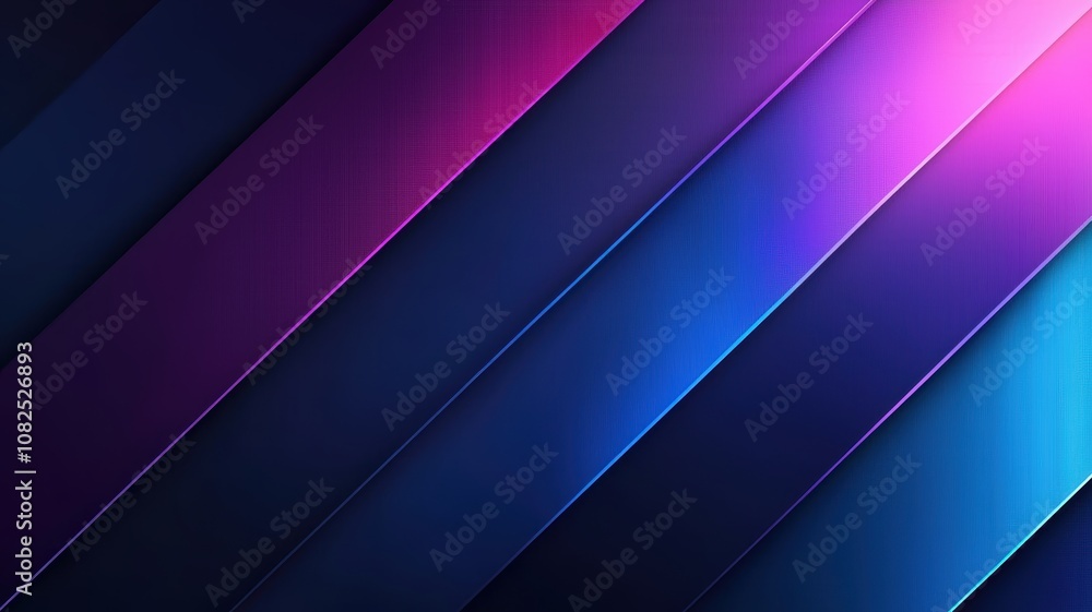Poster abstract geometric patterns of light and color merging together in a modern aesthetic with a hologra