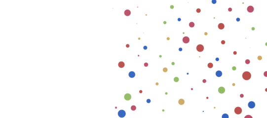 Sunburst and colorful confetti background frame illustration