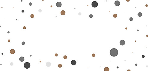  Colorful assorted confetti with serpentine on white