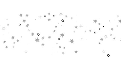 A digital illustration of scattered stars against a black background