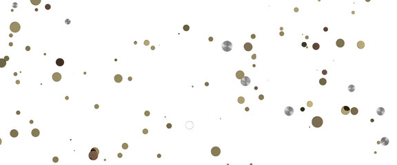 Dazzling Delight: Mesmerizing 3D Illustration of Glittering gold Confetti