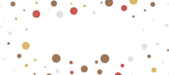 Multicolored paper confetti on transparent background. Realistic confetti flying. Colorful scattered items to holiday decorations.