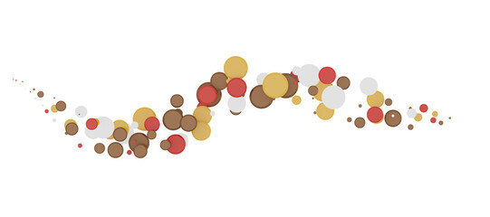 confetti png. Gold confetti falls from the sky. Glittering confetti on a transparent background. Holiday