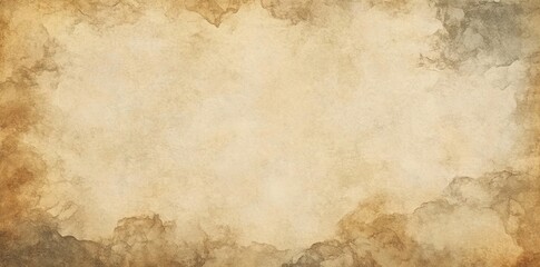 A highly detailed and realistic illustration of an aged parchment background