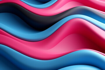 Contrasting wavy lines in business colors create depth and texture in a dynamic visual display