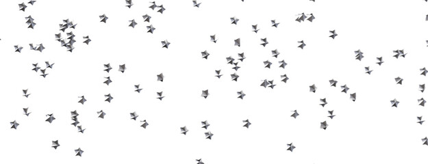 Twinkling Yuletide Skies: Breathtaking 3D Illustration of Falling Christmas Starlights