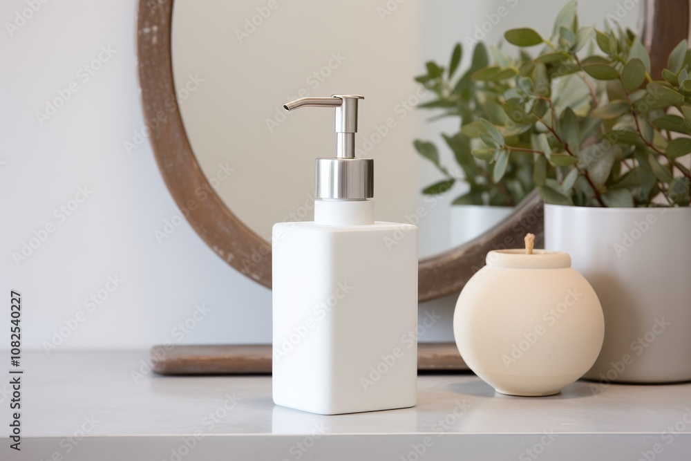 Aufkleber sleek and functional dispenser emphasizing minimalist design with clean lines and practicality