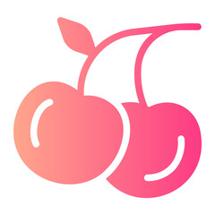 cherry gradient icon