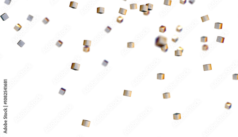 Poster Abstract connected dots and lines. Concept of AI technology, Motion of digital data flow.