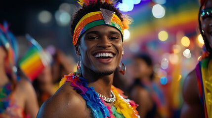 LGBTQ Pride Parade Celebration of Love and Acceptance