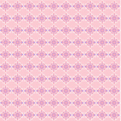 Classic sweet pink Thai pattern style texture for fabric and background.