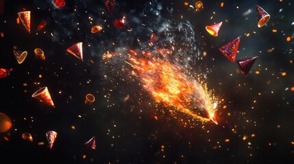 Sparkling Celebration - Festive Firework Display