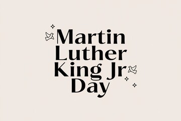An artwork for Martin Luther King Jr. Day, American Day, American Holiday, January 20