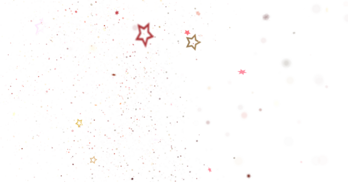 XMAS stars background, sparkle lights confetti falling. magic shining Flying christmas stars on night