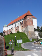 Obraz premium Museum in the Royal Castle in Sandomierz. Poland. From the series old knightly fortifications in Poland.