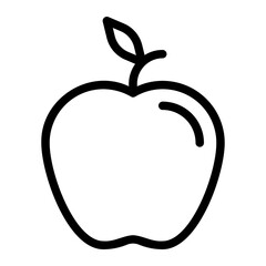apple line icon
