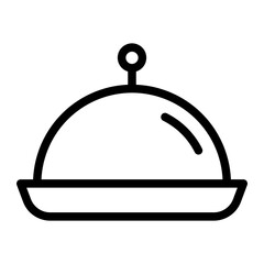 cloche line icon