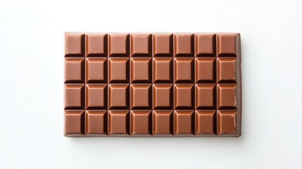 Fototapeta premium Chocolate bar on a white isolated background.
